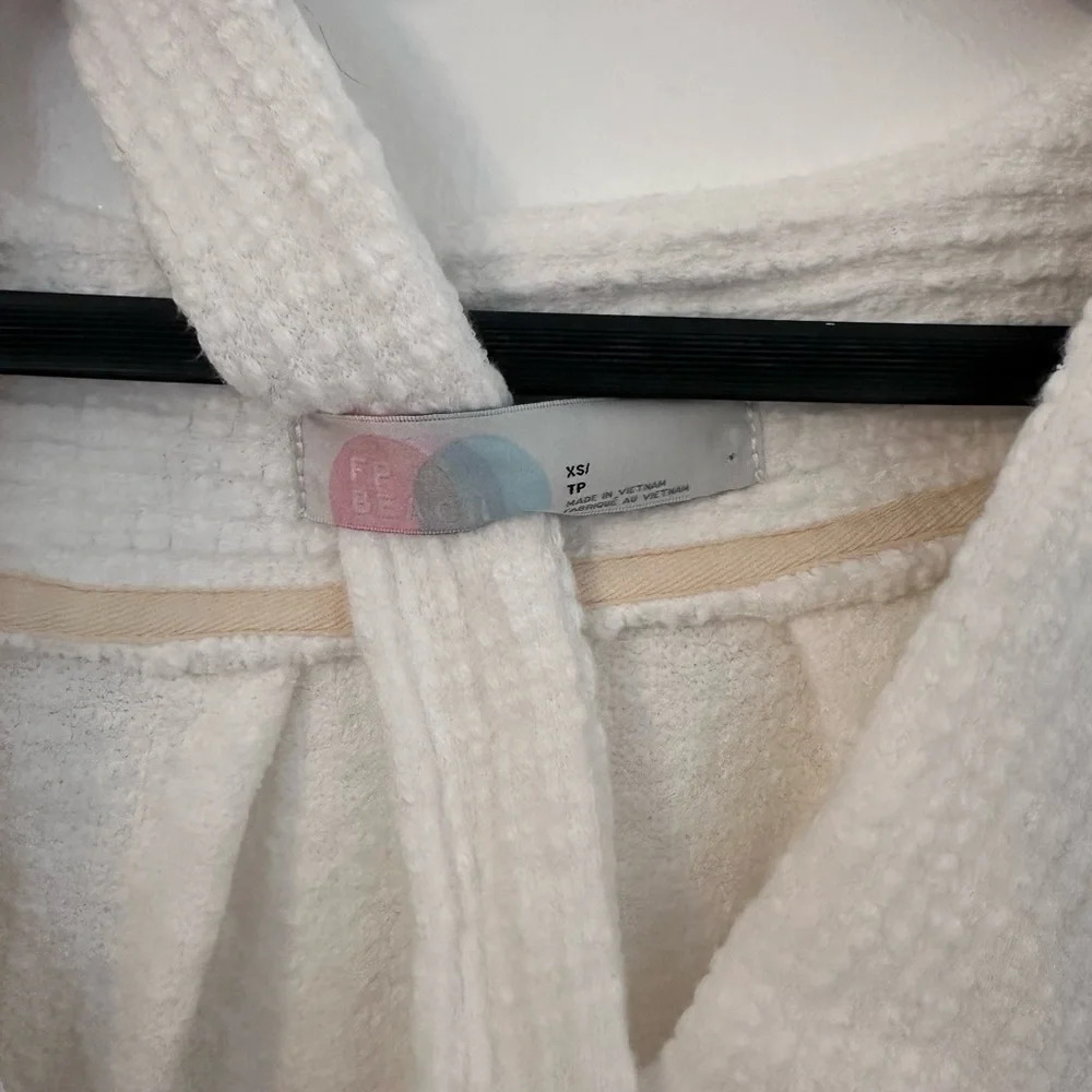Free People Beach White Terry Cloth Romper Coverup - Picture 3 of 3